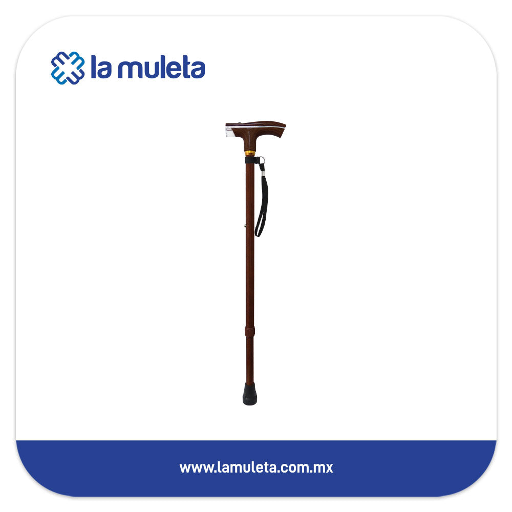 Bastón Easy Tip Wood con luz LED Metix