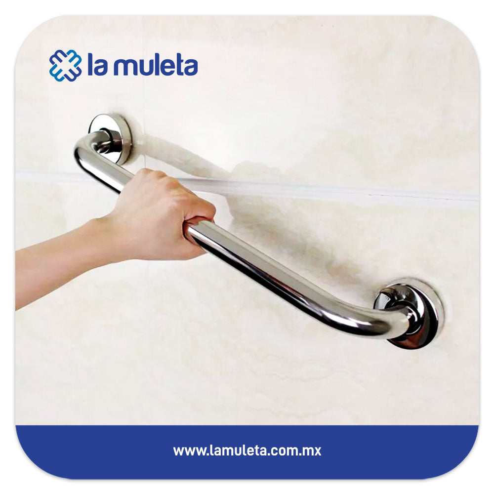 Agarradera para Baño de Acero Inoxidable Metix