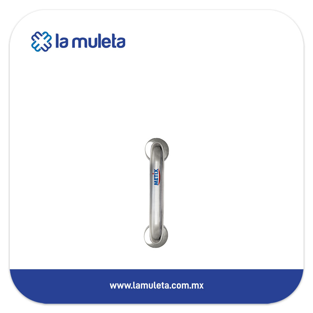 Agarradera para Baño de Acero Inoxidable Metix