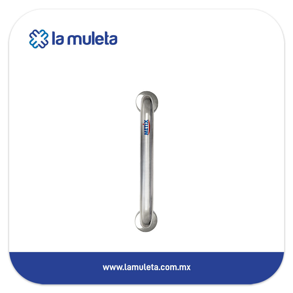 Agarradera para Baño de Acero Inoxidable Metix