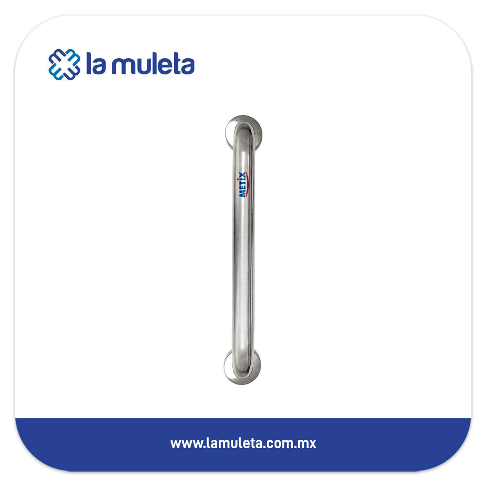 Agarradera para Baño de Acero Inoxidable Metix