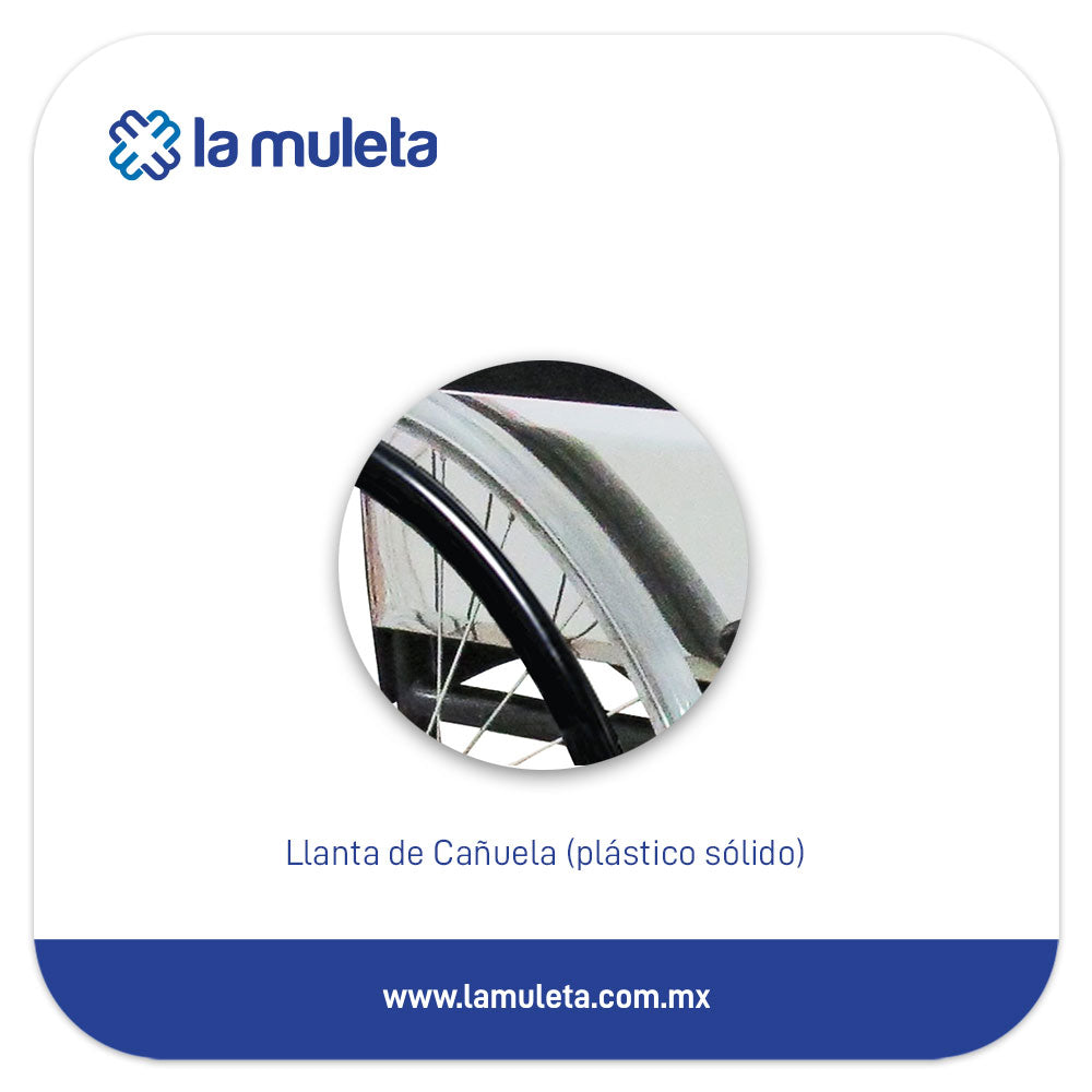 Silla de Ruedas con Llanta de Cañuela Pacer by Metix
