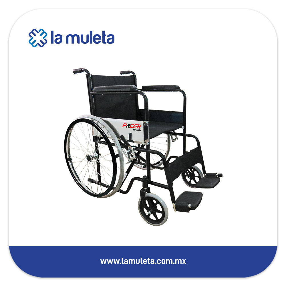 Silla de Ruedas con Llanta de Cañuela Pacer by Metix