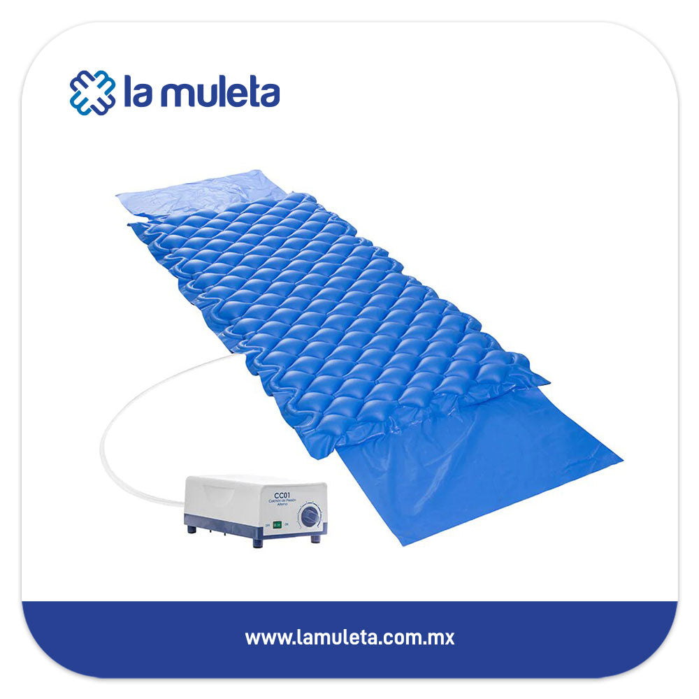Colchón de Aire con Sistema de Presión Alterna (Anti escaras) y Regulador Handy by Hergom