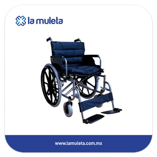 Silla de Ruedas Extra Ancha Homecare